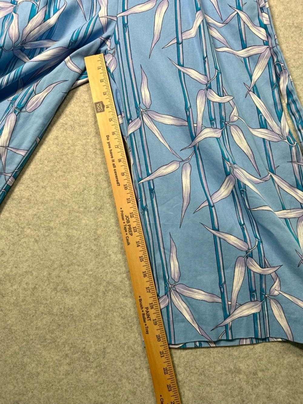 Closet London Cotton Blue Floral Tropical Sleeveless Belted Jumpsuit 10 UK 14 - Picture 5 of 13